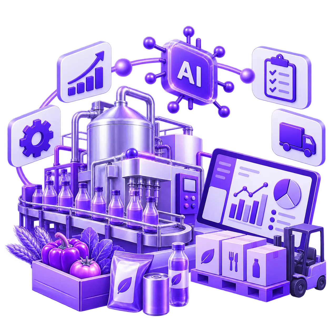 Transform Food & Beverage Operations with Connected Technology & AI